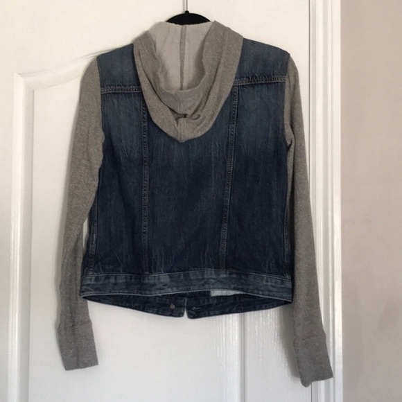 Express Denim Jacket with Hood - Picture 2 of 2